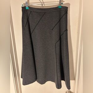 Halogen Charcoal A-Line Skirt medium